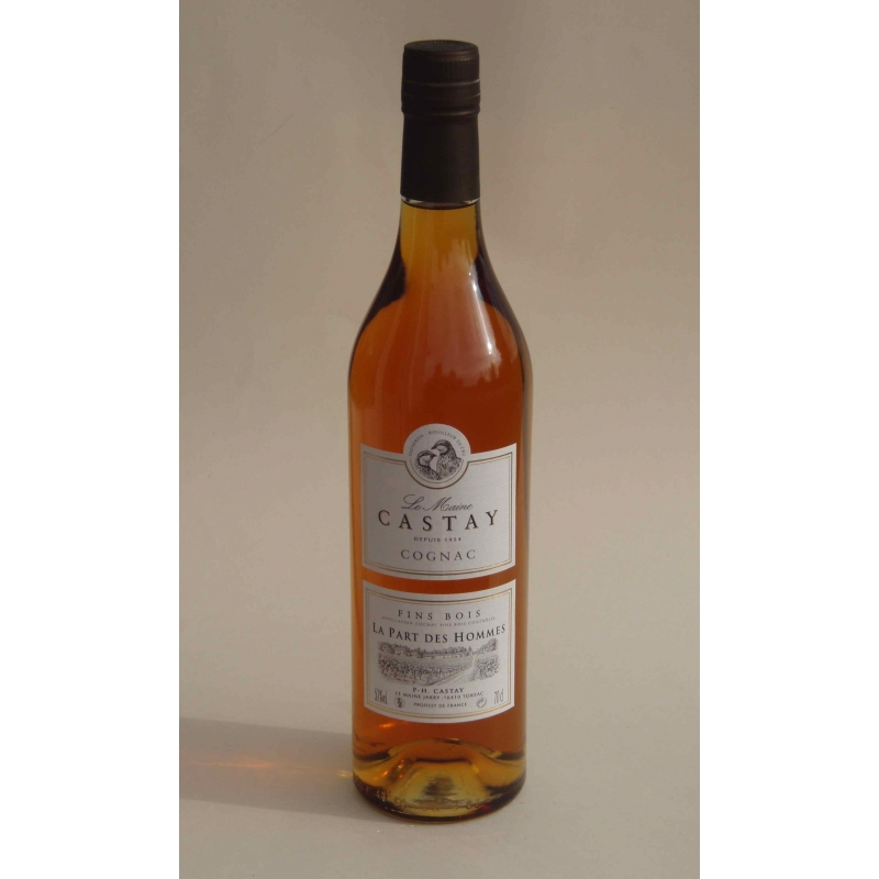 La part des Hommes Fins Bois brut de fût Cognac Le Maine Castay