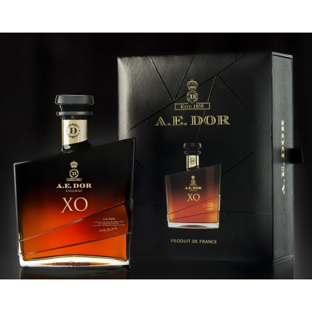 XO Fine Champagne Decanter Nolly Cognac A.E. Dor