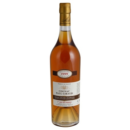 Millésime 1999 Grande Champagne Cognac Paul Giraud