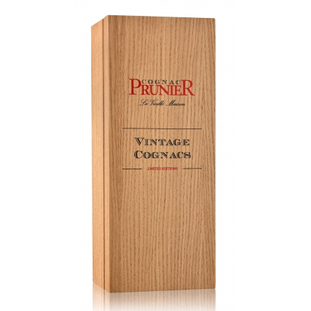 Cognac Prunier Millésime en coffret bois