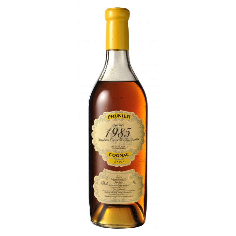 Millésime 1985 Fins Bois édition limitée Cognac Prunier