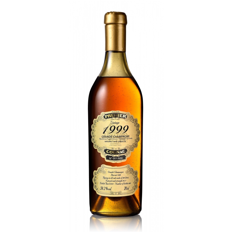 Millésime 1999 Grande Champagne édition limitée Cognac Prunier