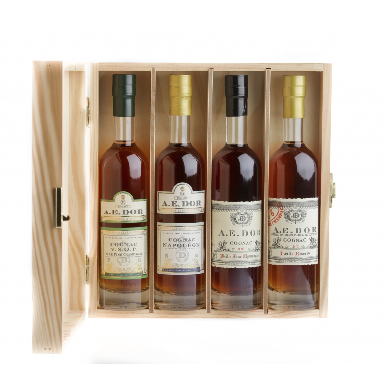 Assortment Wooden Box N°3 Cognac A.E Dor