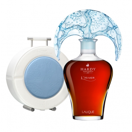 L'Hiver Lalique Grande Champagne Cognac Hardy édition limitée