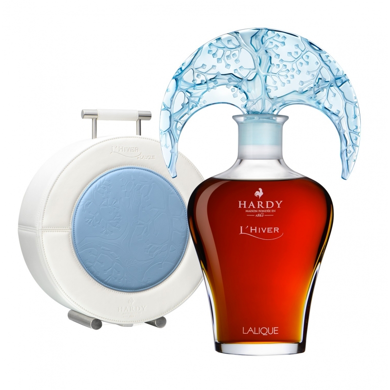 L'Hiver Lalique Grande Champagne Cognac Hardy édition limitée