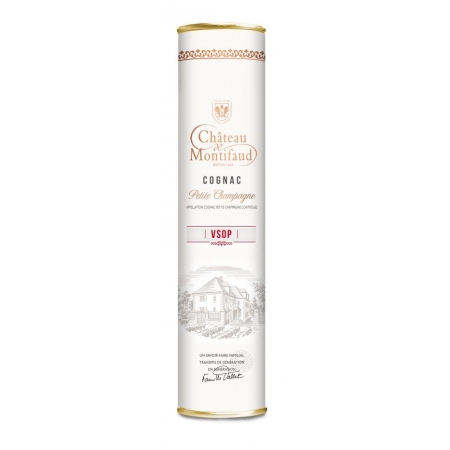 canister VSOP Petite Champagne Cognac Château Montifaud