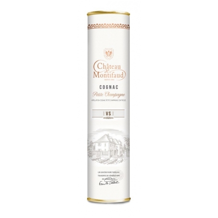 VS Petite Champagne Cognac Château Montifaud étui tube