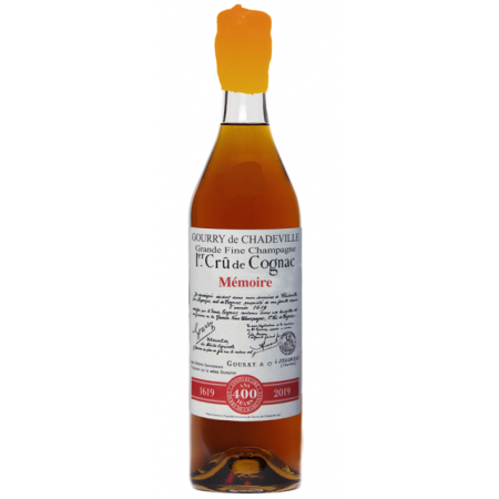 Mémoire Grande Champagne Cognac Gourry de Chadeville
