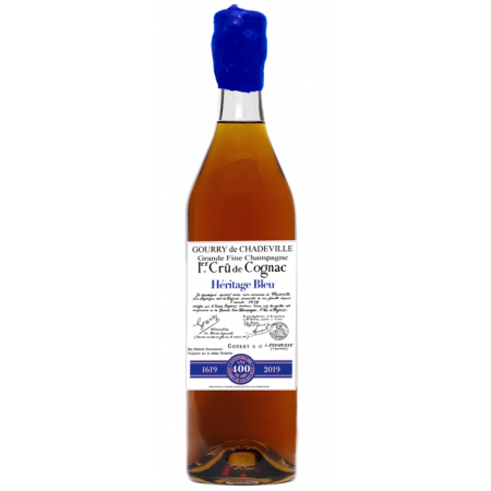 Héritage bleu Grande Champagne Cognac Gourry de Chadeville