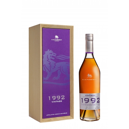 Vintage 1992 Petite Champagne limited edition A. de Fussigny Cognac