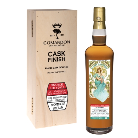 Rare Cask XO Fins Bois Lot 2012 Cognac Comandon