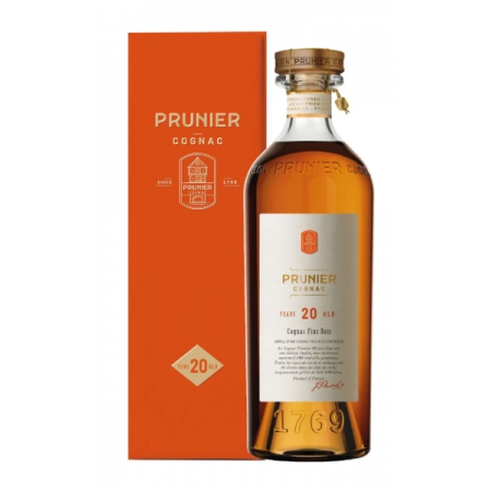 20 Ans d'Age Grande Champagne édition limitée Cognac Prunier