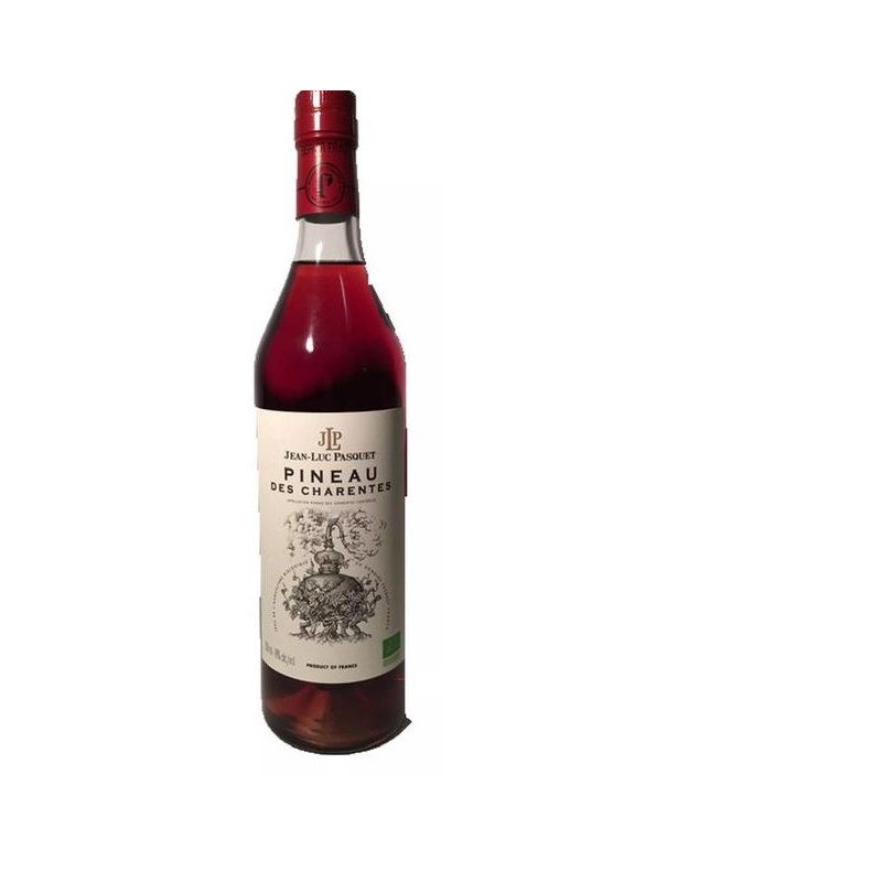 Pineau des Charentes rosé bio Cognac Pasquet