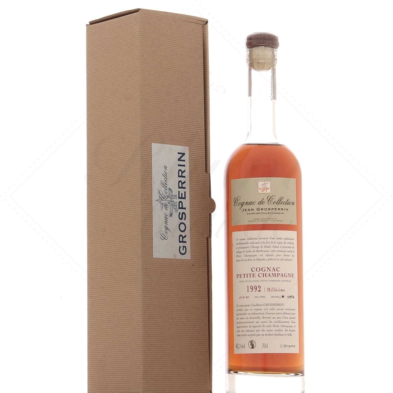 Millésime 1992 Petite Champagne Cognac Grosperrin édition limitée