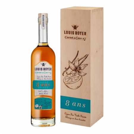 N°1 carnet de cave 8 years old limited edition Louis Royer Cognac