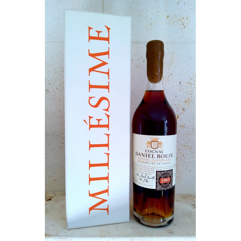 Millésime 1993 Grande Champagne Cognac Daniel Bouju édition limitée